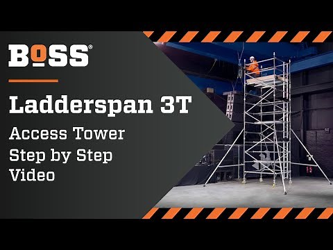 Setting up a BoSS Ladderspan 3T Mobile Access Tower