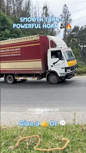 Container Truck’s Smooth Turn on Ghat Road 😳 Sharp Curve Driving Skills 💪