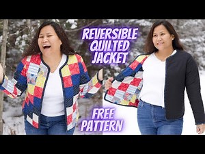 How to Make Reversible Quilted Jacket Cutting and stitching |Free pattern|Winter Jacket |Maina Thapa