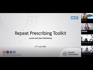 Repeat prescribing toolkit