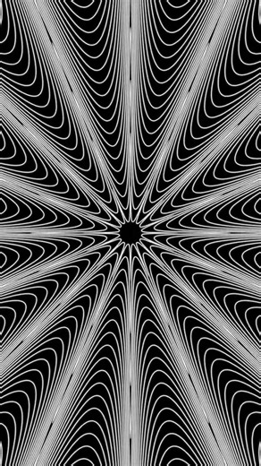 Monochrome Hypnosis: AMesmerizing Black and White Illusion. #illustration #trippy #shorts