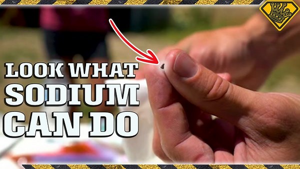 Watch What Happens With Just A Little Sodium Metal! Amazing