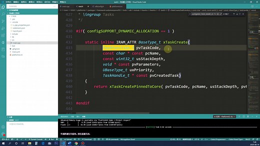 Arduino ESP32 FreeRTOS视频教程一 ---任务创建