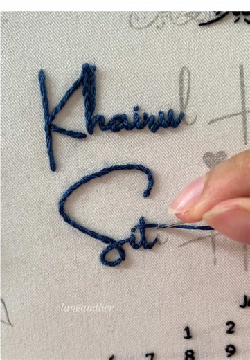 How to Use Stem Stitch for Beautiful Lettering