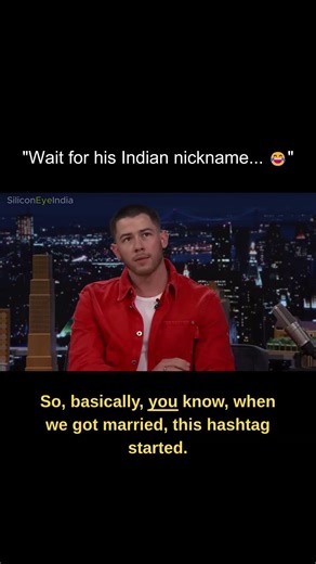 Nick Jonas reacts to his Indian Nickname! #priyankachopra #bollywood #nickjonas