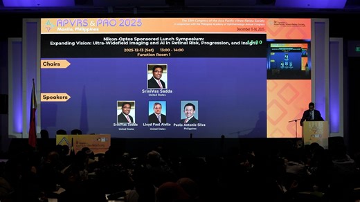 Nikon-Optos APVRS 2025 Lunch Symposium_Expanding Vision - Ultra-widefield Imaging and AI in Retinal Risk, Progression, and Insig