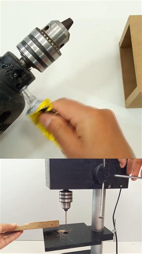 🛠️📐Taladro de Banco hecho de forma Casera #diyideas