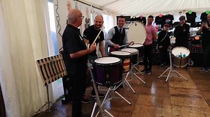Fantastic piece by Jim Kilpatrick and the British Drum corp guys on Friday afternoon | We Love Pipe Bands