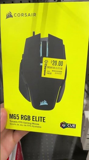 Corsair gaming mouse on sale at Walmart!