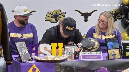 Three student-athletes at Big Spring sign to the next level