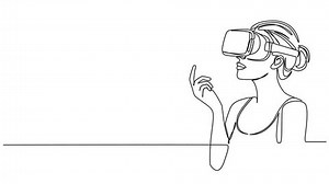 Animated Continuous Single Line Drawing Woman Stock Footage Video (100% Royalty-free) 3452583061 | Shutterstock