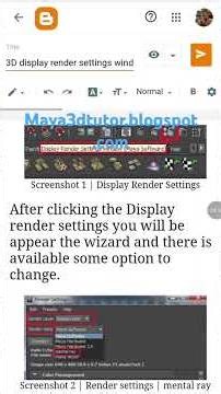 display rendering settings, Maya Tips, Maya 3d tutor, Maya tutorial, #maya #modeling #mayatips