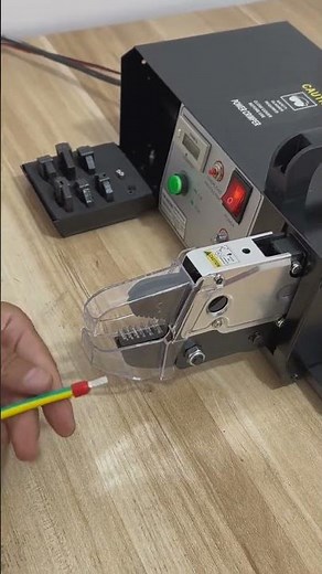 Versatile Electric Terminal Crimping Machine with Cutting, Stripping, and Crimping Functions#factory