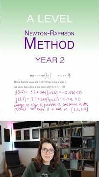 Newton-Raphson Method | A Level #ALevelMaths #MathsRevision #Shorts