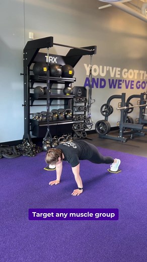 Slide into stronger workouts. Grab the sliders next time you're in the gym... your muscles will feel the burn! 🔥 | Anytime Fitness