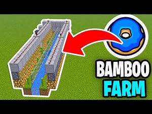 How To Make Bamboo Farm Donut SMP! - Tutorial