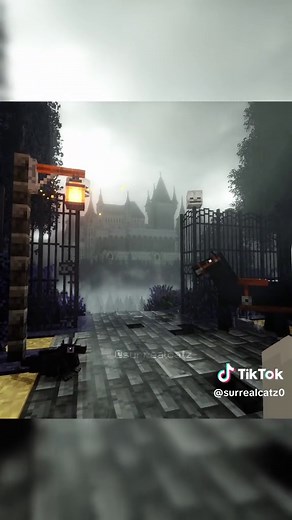 Minecraft Gothic Castle Build - Dark Fantasy Style