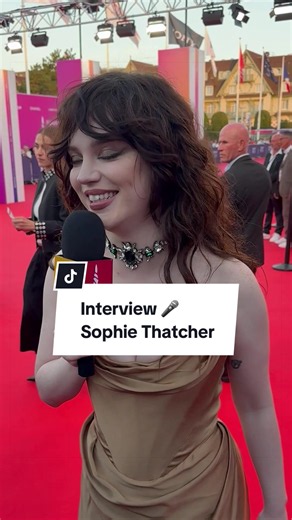 Sophie Thatcher: What It's Like to Receive a Deauville Rising-Star Award