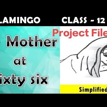 Class XII, English,Project file, Topic= My Mother At sixty -six by Kamla Das. 🧕