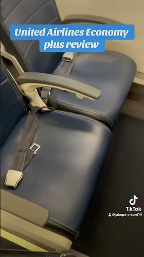Is United Economy Plus worth it? #unitedairlines #budgettravel #airportlife #plane