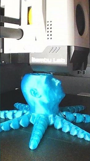 Satisfying 3D Print Timelapse THE ROCKTOPUS