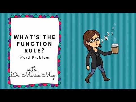 Writing a Function Rule from Word Problem | Identify the Pattern First