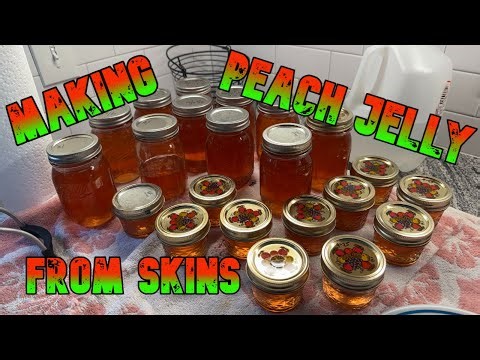 Making Peach Jelly
