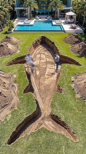 I Bulit a SHARK POOL in My Backyard! | Modrenwork