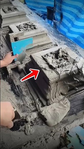 Easy Trick to Create Concrete Block Patterns Neatly and Save Budget..