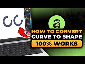 How To Convert Curve To Shape in Affinity (100% WORKS) | FAST & EASY | NO Yapping, To The Point!