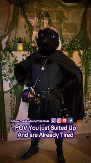 Everytime for this Kenku #dnd5e #dndcosplay #furry #kenku #fursuit #furries #cosplay