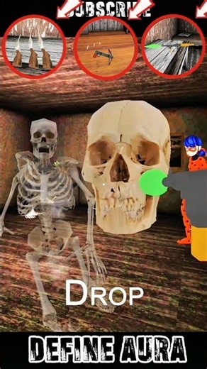 A Skull, Skeleton And Ladybug 😱 | Weapon Test #shorts
