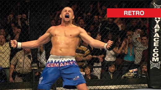 Chuck Liddell capped off 10-fight streak with a brutal head kick KO to earn his first UFC title shot