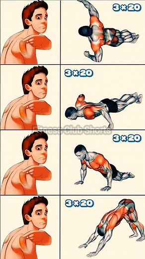 Plank Power Push-Up Workout💪🏻|#PlankWorkout #PushUpVariation #CoreStrength #FullBodyWorkout #fitness