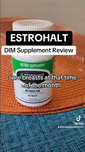 Estrohalt Dim Supplement Review for Women #hormonehealth