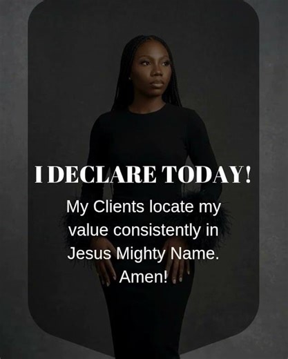 Prayer declaration for business and career today. #faithatwork #DailyPrayer#FaithInBusiness