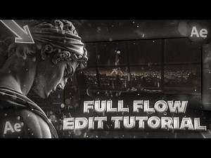 • How To Make a full flow Edit on After Effects | full tutorial •
