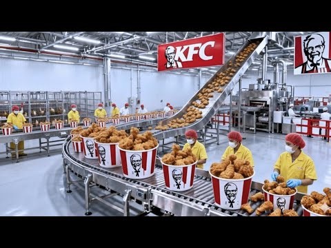 Inside the KFC Chicken Factory: From Raw Poultry to Crispy Fried Perfection (Full Process)
