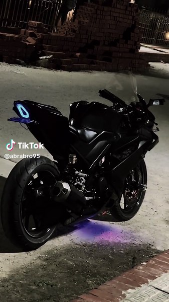 Back Side View of R15 V3 Motorbike