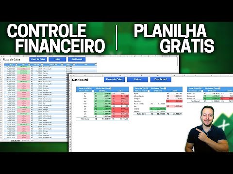 Excel Financial Control Spreadsheet and Dashboard | Free Download | Income and Expenses | Cash Flow