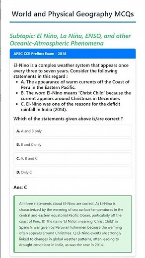 El Niño, La Niña, ENSO, and other Oceanic-Atmospheric Phenomena