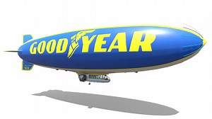 Goodyear Blimp / Airship / Dirigible - Buy Royalty Free 3D model by Studio Lab (@studiolab.dev)