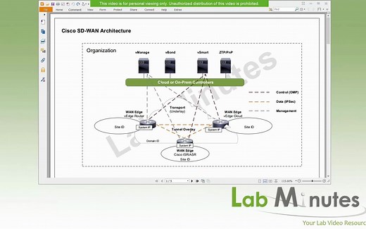 [Lab Minutes] Cisco Software Defined WAN (Basic Advanced)