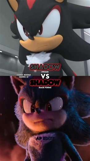 Shadow (Sonic Boom) vs Shadow (Sonic 3 Movie)