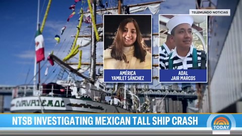Mexican Navy ship: New images show sailors hanging from rigging