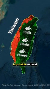 Why Taiwan's East Coast Is Empty? Part 02 #taiwan #china #geography #map #facts | Explore Earth
