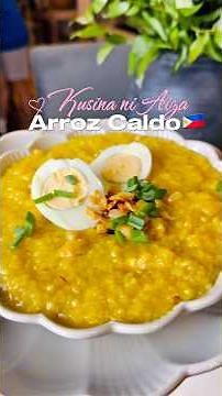 How to make Arroz Caldo - A filipino comfort food🇵🇭 #arrozcaldo #filipinofood #kusinaniaiza