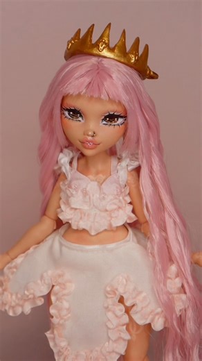 making a disney princess doll! full video posted • full doll commission #dollcustomizer #ooak