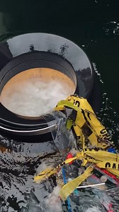 The Seabin Project is a groundbreaking initiative aimed at combating marine plastic pollution. It involves the deployment of automated floating rubbish bins, known as Seabins, in marinas, ports, and other water bodies. These Seabins operate 24/7, continuously filtering water and capturing floating debris, including plastics, oils, and microplastics. The collected waste is then disposed of responsibly, reducing the amount of plastic entering the ocean. The project's ultimate goal is to create cle