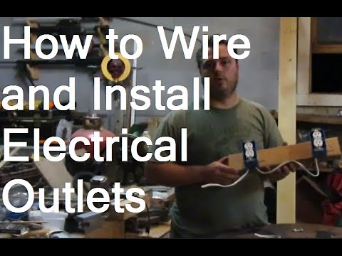 How to Wire and Install an Electrical Wall Receptical